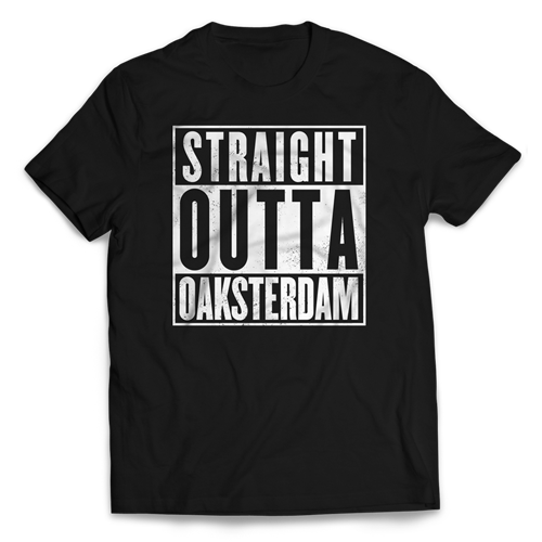 straight outta oaksterdam shirt